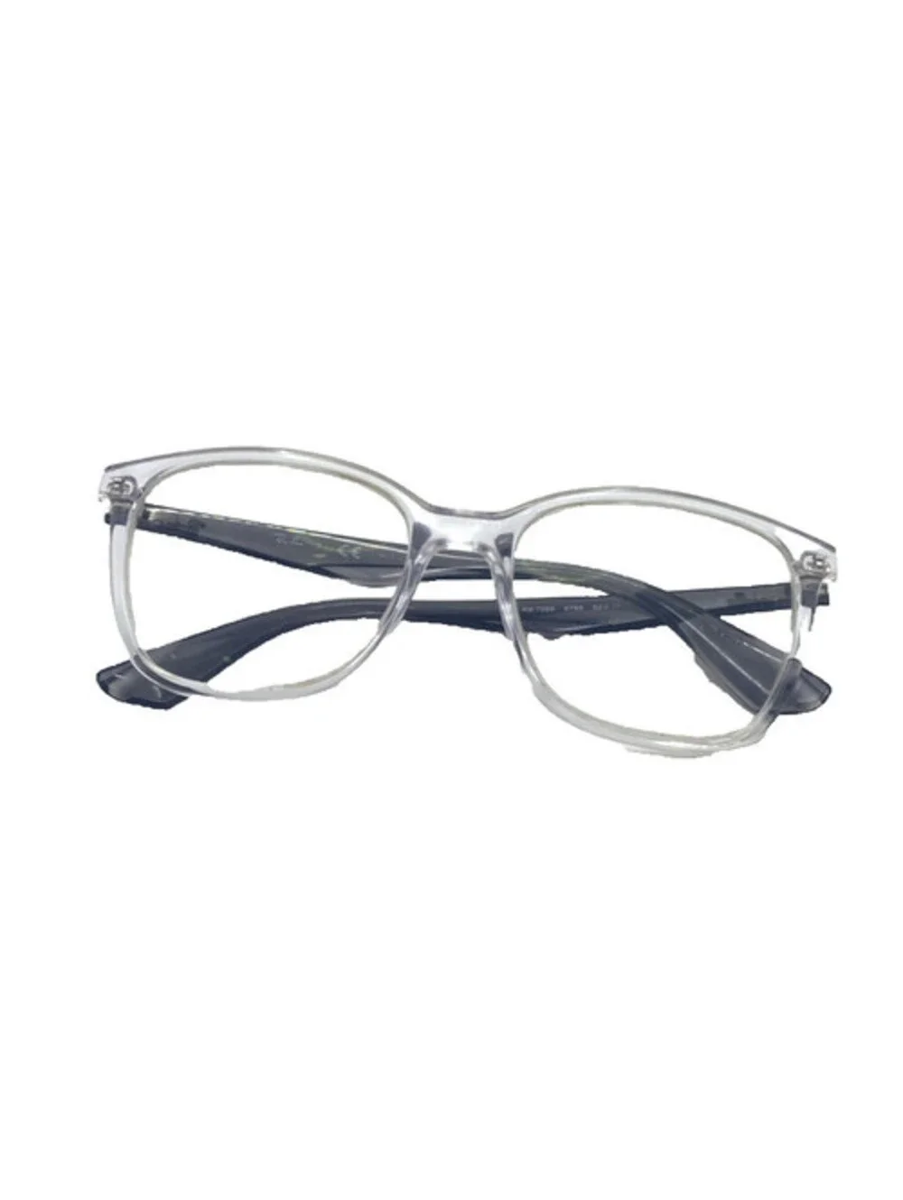 Ray-Ban RB7066 5768 Eyeglasses 52-17 Clear Gray Frame Unisex